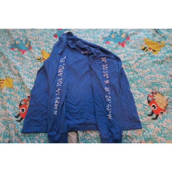 Hiho Amelia Island Florida Compass T-Shirt Resort Vacation Blue Men's Large - Picture 4 of 7